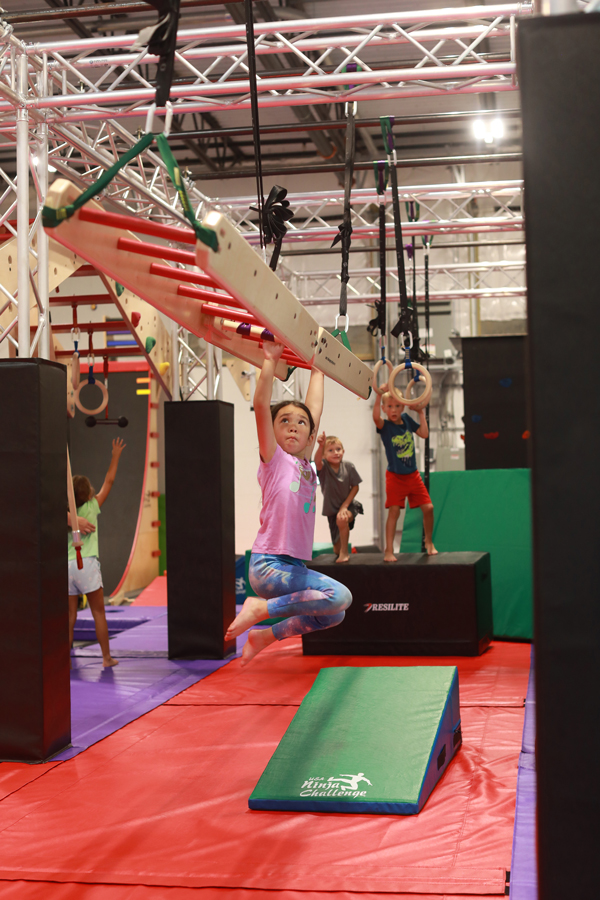 kids ninja training hanging ladder